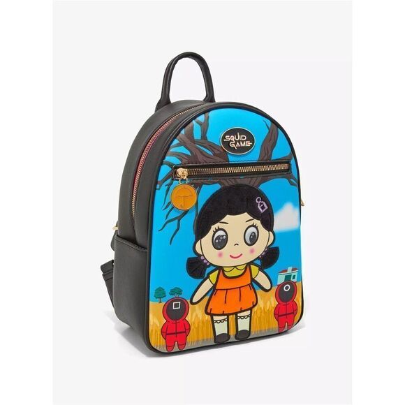Squid Game Doll Lenticular Mini Backpack - Picture 5 of 6